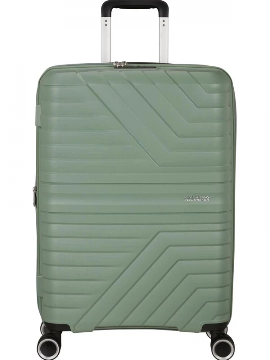 Foto van product American Tourister Trolley 'FLYTWIST SPINNER 67 / 24 TSA EXP' donkergroen