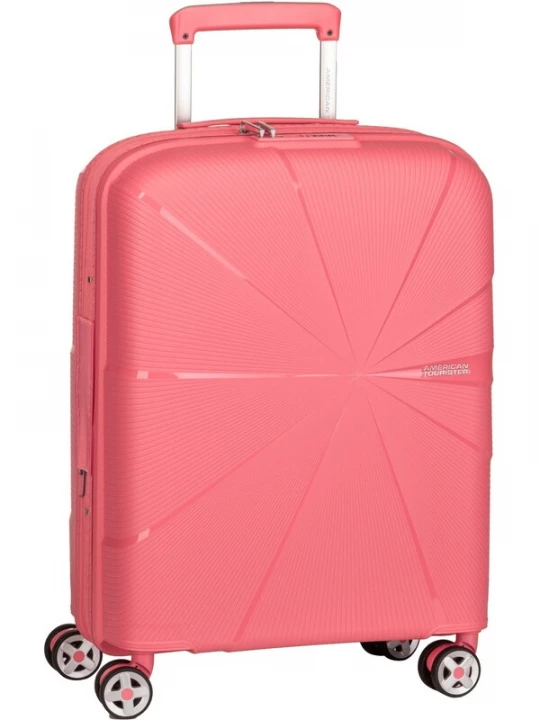 Foto van product American Tourister Trolley 'Starvibe Spinner 55 EXP' koraal