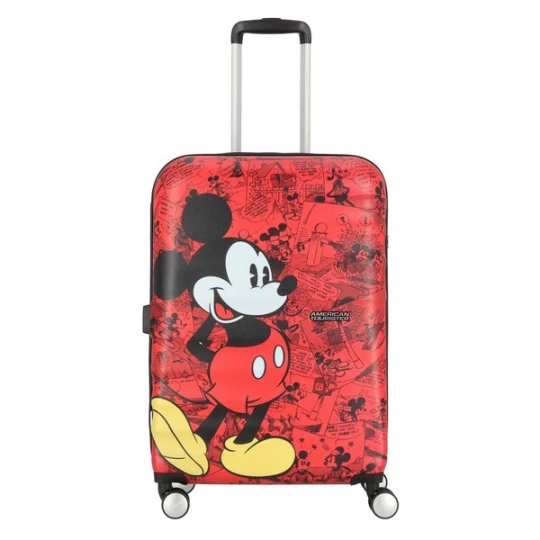 Foto van product American Tourister Trolley 'Wavebreaker Disney' geel / rood / zwart