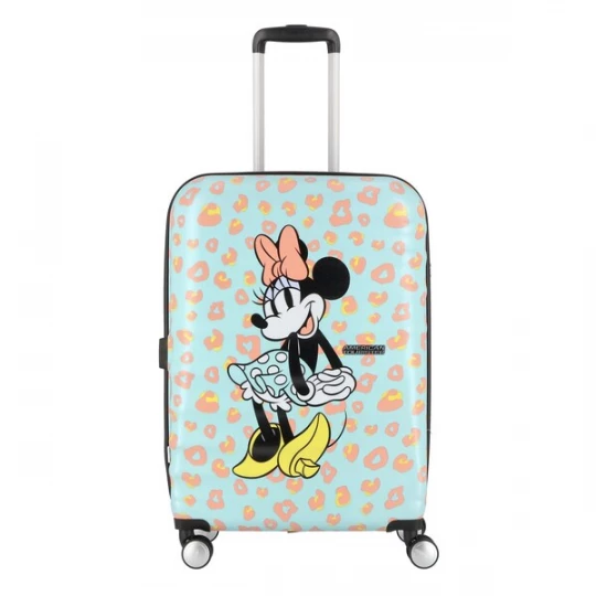 Foto van product American Tourister Trolley 'Wavebreaker Disney' turquoise / zalm roze / zwart