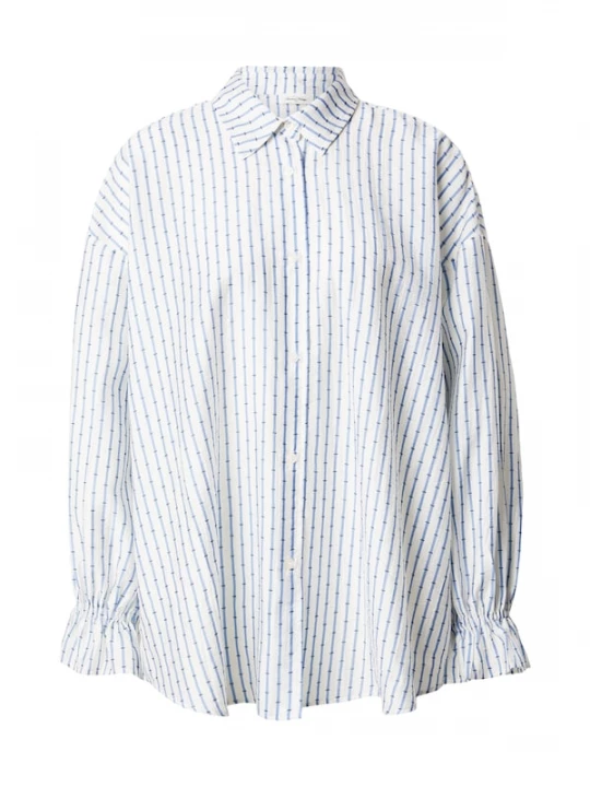 Foto van product AMERICAN VINTAGE Blouse 'ZIVOW' blauw / zwart / natuurwit