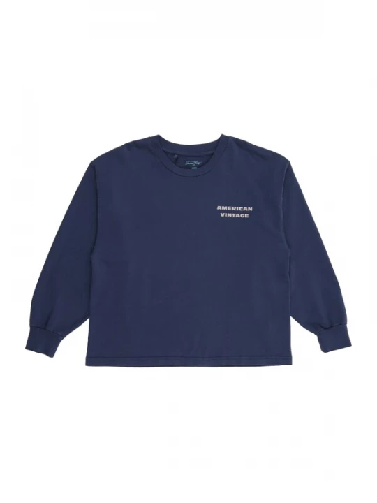 Foto van product AMERICAN VINTAGE Shirt 'FIZVALLEY' marine / azuur