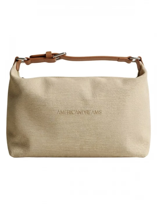 Foto van product americandreams Handtas 'Canvas Club' beige