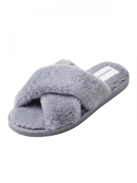 Foto van product americandreams Huisschoenen 'Lou' lichtgrijs