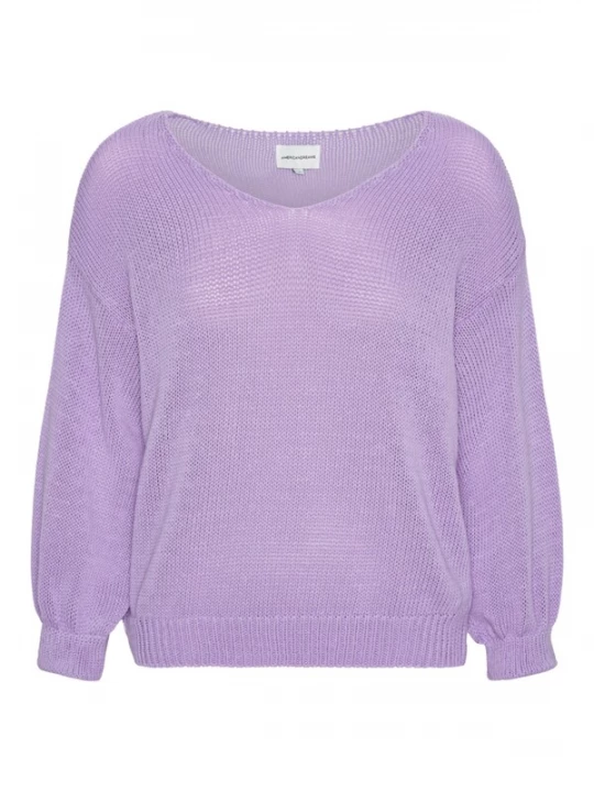 Foto van product americandreams Oversized trui 'Milana Cotton' lichtlila