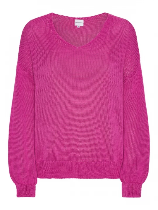 Foto van product americandreams Oversized trui 'Milana Cotton' neonroze