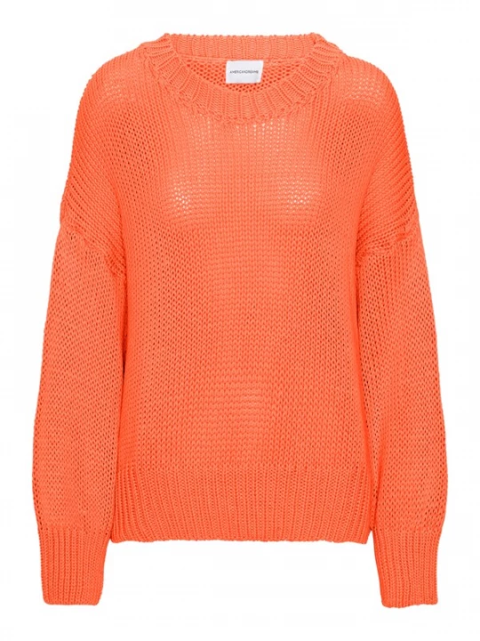Foto van product americandreams Oversized trui 'Pepper' donkeroranje