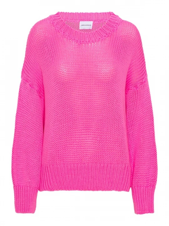 Foto van product americandreams Oversized trui 'Pepper' neonroze