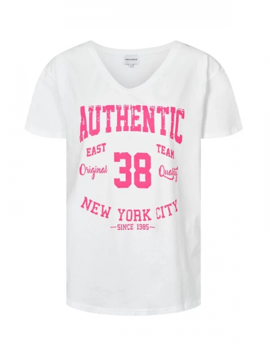 Foto van product americandreams Top 'T-shirt' lichtroze