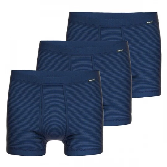 Foto van product Ammann Boxershorts donkerblauw / wit