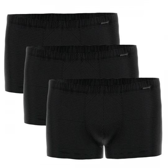 Foto van product Ammann Boxershorts grijs / zwart