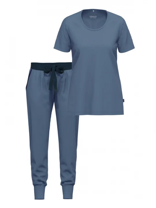 Foto van product Ammann Pyjama 'Night & Home' blauw