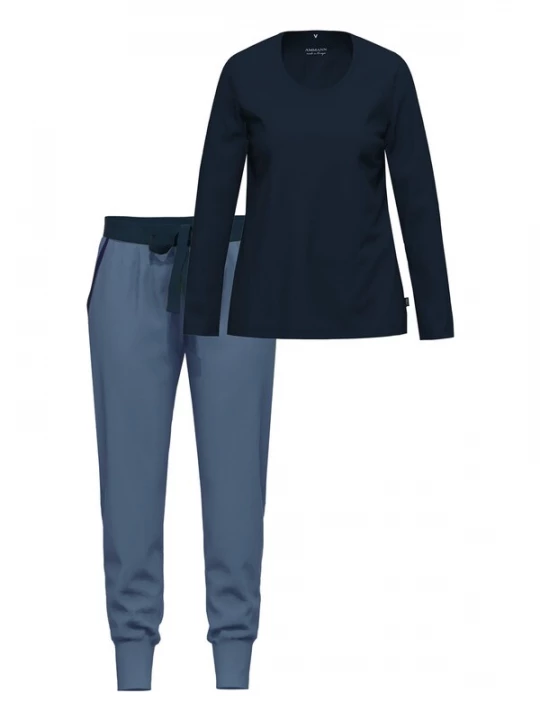 Foto van product Ammann Pyjama 'Night & Home' blauw