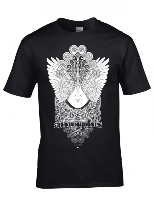 Foto van product Amorphis Shirt 'Amorphis T-Shirt' zwart