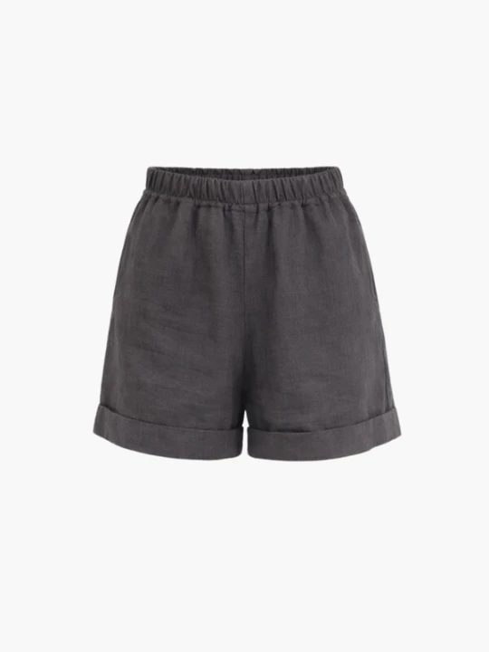 Foto van product AmourLinen Broek 'Mia' donkergrijs