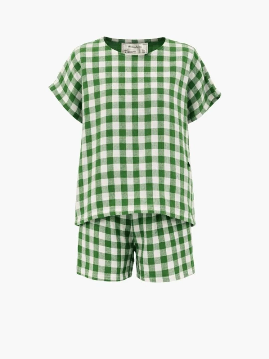 Foto van product AmourLinen Pyjama 'Cloud Nine' groen