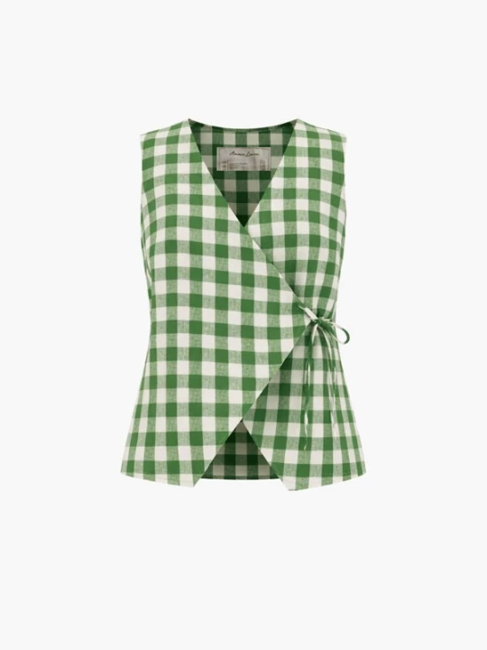 Foto van product AmourLinen Top 'Blanca' groen