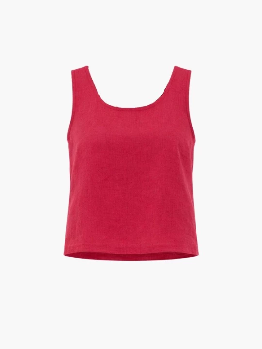 Foto van product AmourLinen Top 'Ella' donkerroze