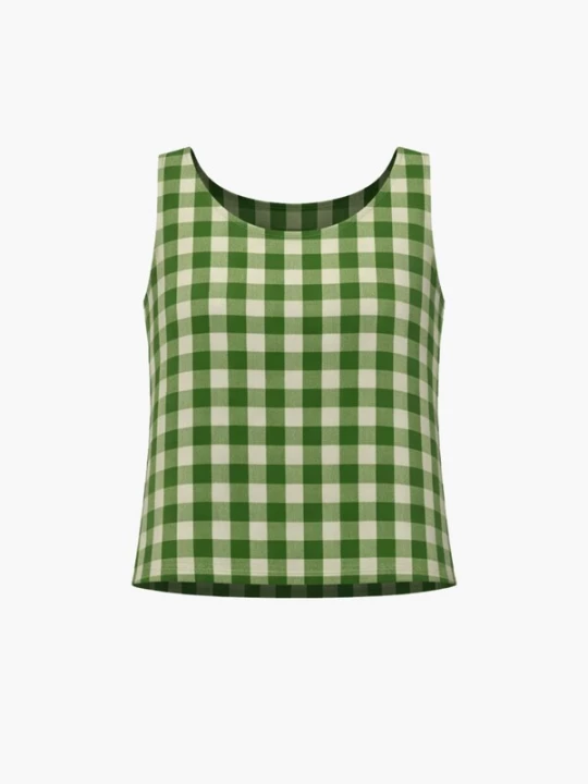 Foto van product AmourLinen Top 'Lucia' groen