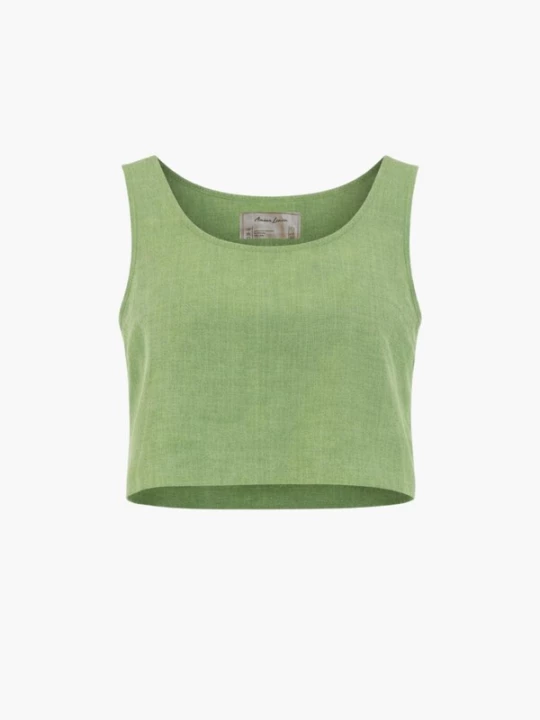 Foto van product AmourLinen Top 'Pippa' groen