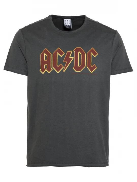 Foto van product AMPLIFIED Shirt 'ACDC' grafiet / donkerrood