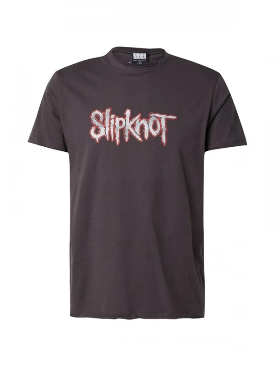 Foto van product AMPLIFIED Shirt 'SLIPKNOT DON’T JUDGE' grijs / rood / wit