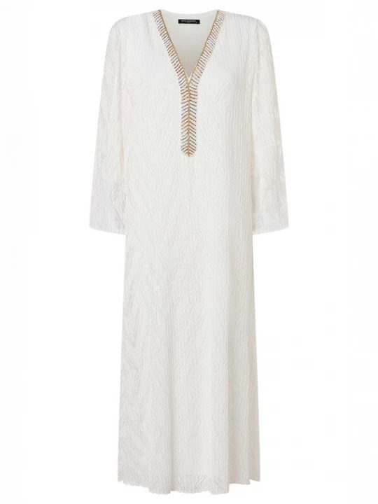 Foto van product Ana Alcazar Avondjurk 'Zaira' goud / zilver / offwhite