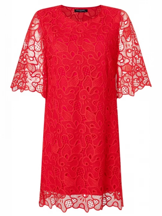 Foto van product Ana Alcazar Cocktailjurk 'Zafora' rood