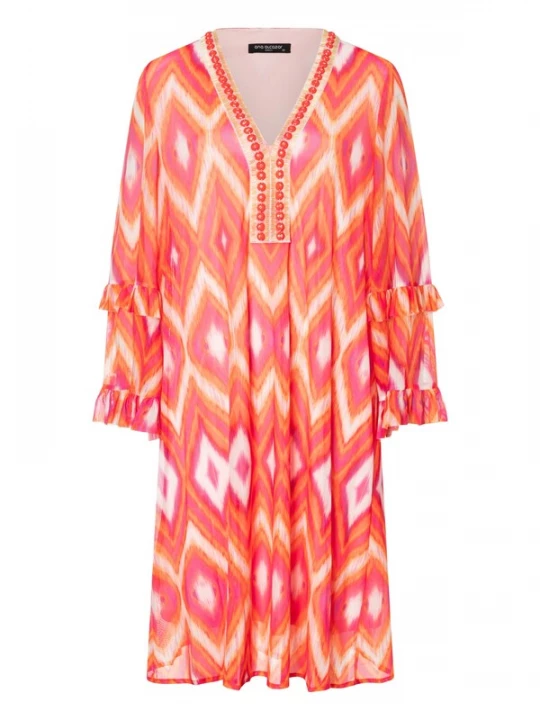 Foto van product Ana Alcazar Jurk ' Dorilax ' oranje / pink