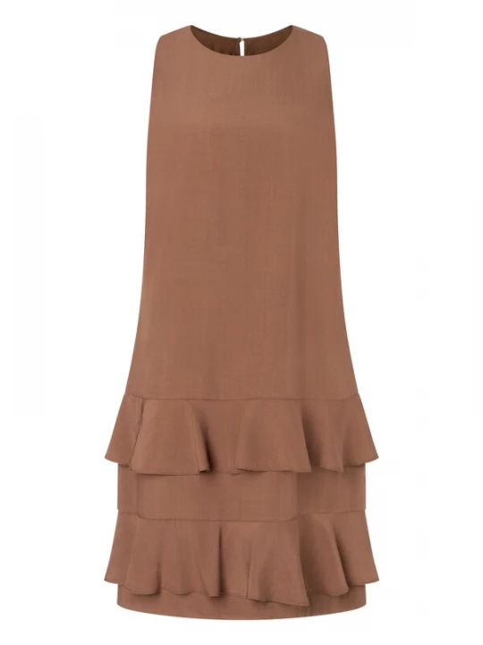 Foto van product Ana Alcazar Jurk ' Dorisia ' bruin