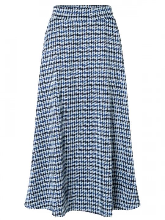 Foto van product Ana Alcazar Rok 'Asmea' blauw / zwart