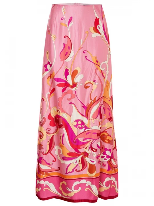Foto van product Ana Alcazar Rok 'Zemoni' pink / wit