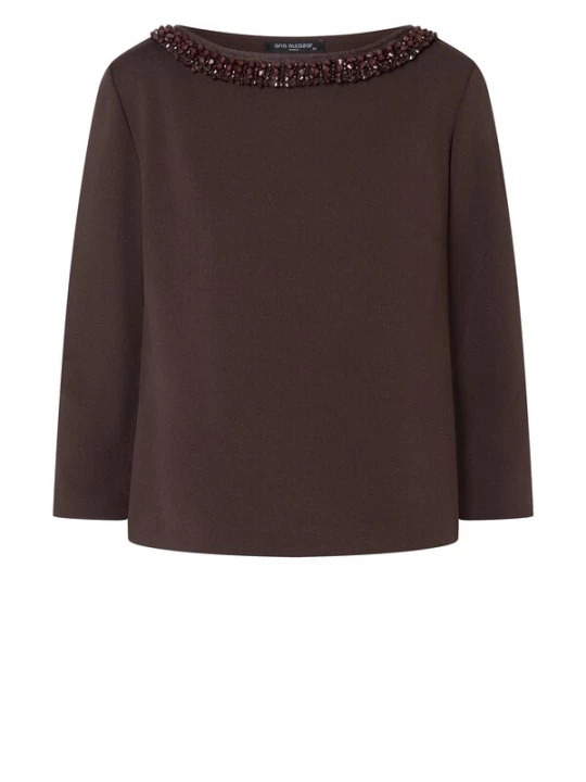 Foto van product Ana Alcazar Top 'Engolys' bruin