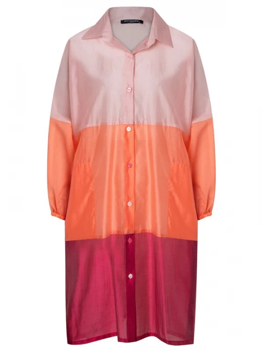 Foto van product Ana Alcazar Tussenjas 'Waka' oranje / rosé / donkerroze
