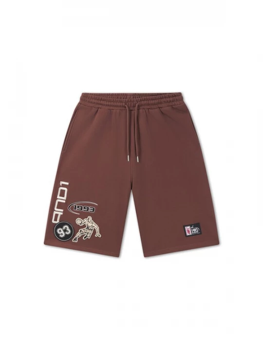 Foto van product AND1 Broek 'On Court Applique' beige / bruin / zwart / wit