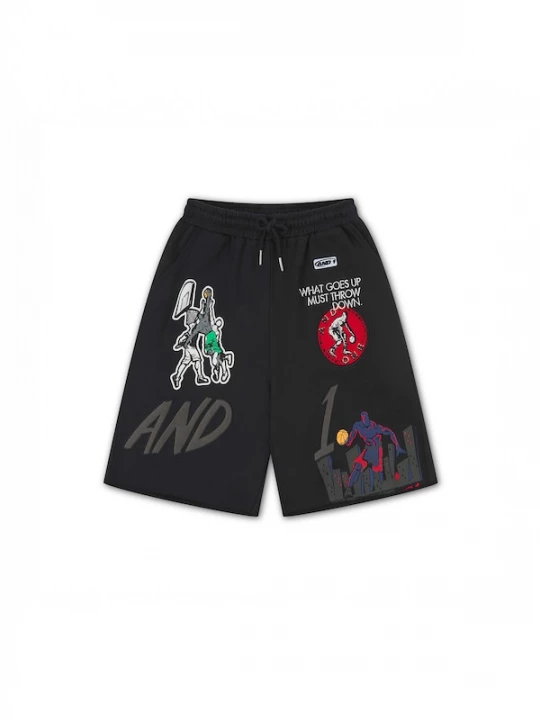 Foto van product AND1 Broek grijs / rood / zwart / wit
