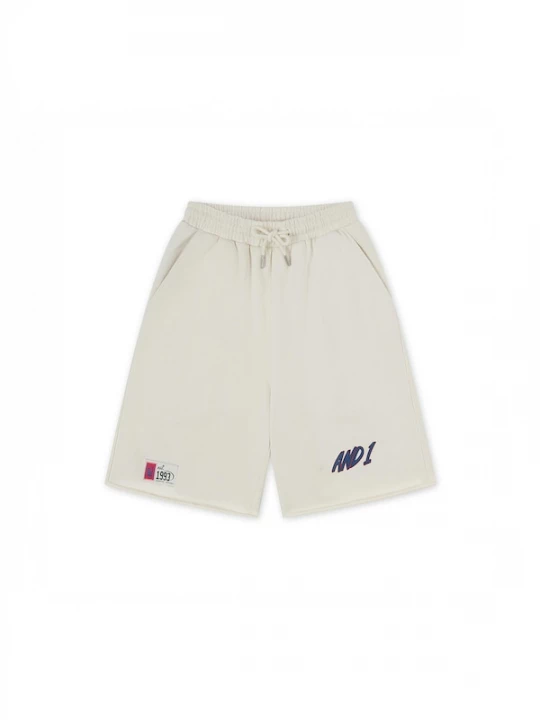 Foto van product AND1 Broek lichtbeige / donkerblauw / rood
