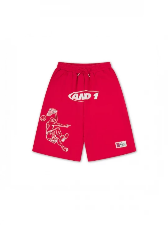 Foto van product AND1 Broek rood / wit