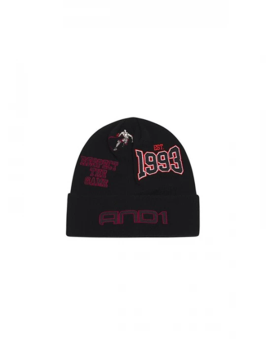 Foto van product AND1 Muts marine / rood