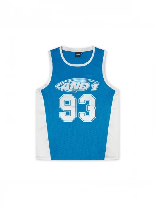 Foto van product AND1 Shirt '93 Airtex' blauw / wit