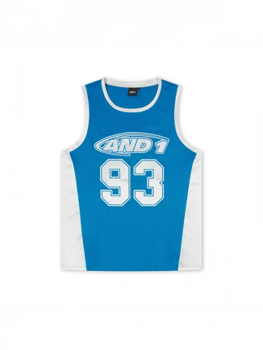 Foto van product AND1 Shirt '93 Airtex' blauw / wit