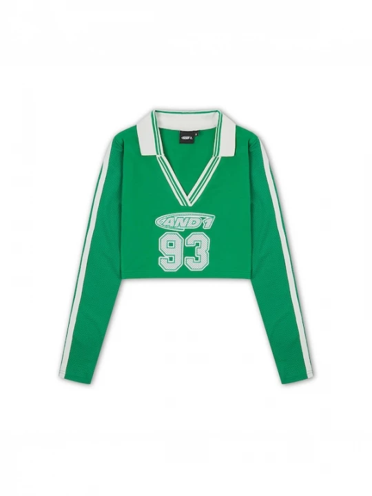 Foto van product AND1 Shirt '93 Airtex' groen / wit