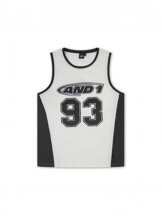 Foto van product AND1 Shirt '93 Airtex' zwart / wit
