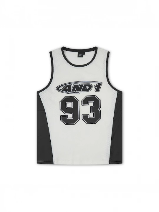 Foto van product AND1 Shirt '93 Airtex' zwart / wit
