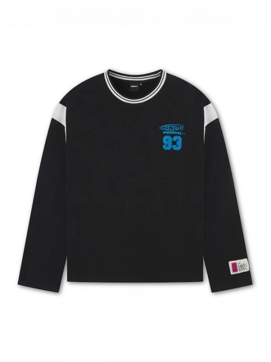 Foto van product AND1 Shirt blauw / zwart / wit
