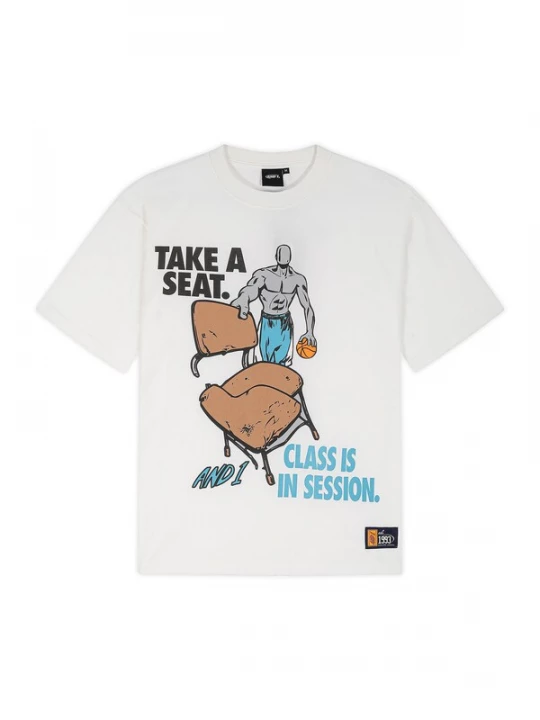 Foto van product AND1 Shirt bruin / grijs / zwart / wit