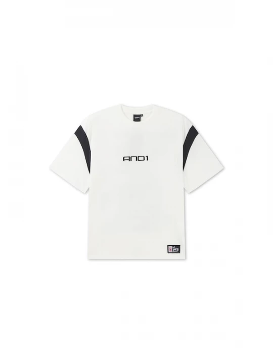 Foto van product AND1 Shirt 'Dancefloor' geel / groen / zwart / wit