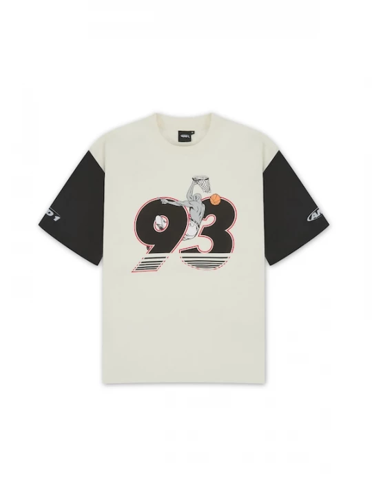 Foto van product AND1 Shirt ecru / zwart