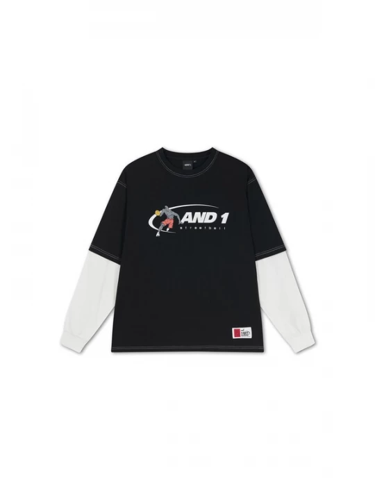 Foto van product AND1 Shirt gemengde kleuren / zwart / wit
