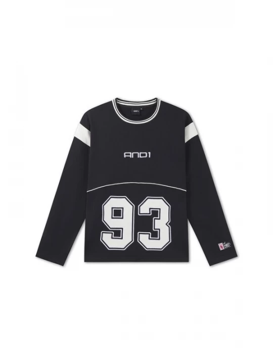 Foto van product AND1 Sweatshirt '93' zwart / wit